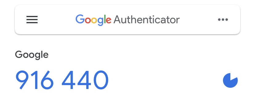 google authentifikátor